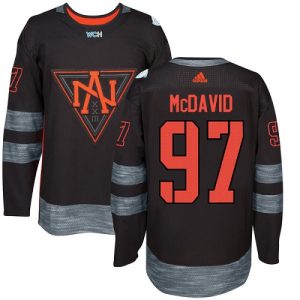 Miehille NHL Pohjois-Amerikka Team #97 Connor McDavid Authentic Musta Vieras 2016 World Cup